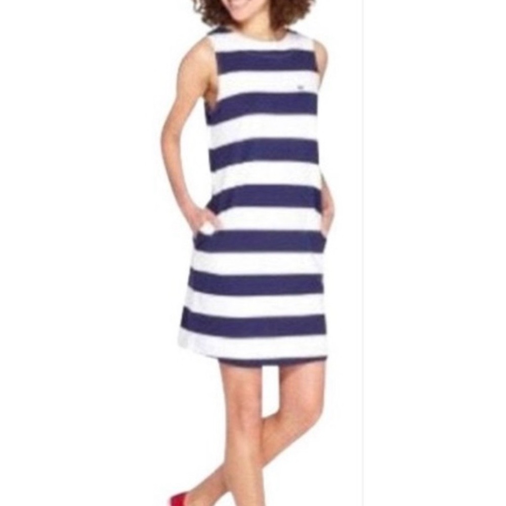 Vinyard Vines for Target Striped Navy and White Dress